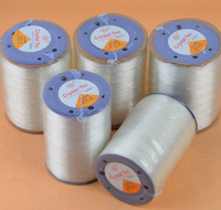 Fil élastique en gros pour fabricants, fil élastique en cristal pour la fabrication de bijoux, 0,5 mm, 1 mm, ligne de cristal pour la création de bijoux