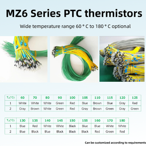 180 ℃   Cảm biến nhiệt độ PTC 520mm Điều khiển nhiệt độ cảm biến nhiệt độ PTC - Product Image 3