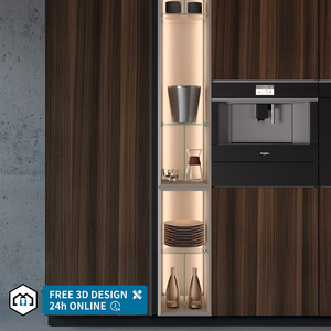 George Group Moderno Lussuoso Personalizzato Multifunzionale Lavello in Acrilico con Rubinetto e Cerniera, Unità Cucina Autoportante per Casa e <span class=keywords><strong>Isola</strong></span> - Product Image 6