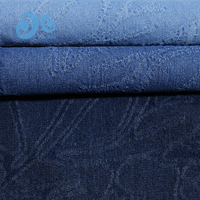 En stock – Tissu denim jacquard motif branches d'arbre, prix usine abordable, pour vêtements décontractés modernes et jeans
