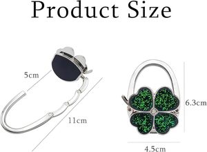 Porte-sac pliable antidérapant portable pour sac à main, support de rangement pour sac, décoration, cadeau pour femmes et filles - Product Image 6