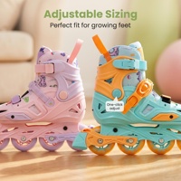 Patins à roulettes réglables pour enfants, patins en ligne pour enfants, vente en gros directe usine