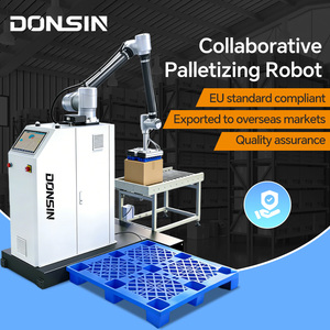 Industrial Collaborative Palletizer Robot/Cobot System For Efficient Bag And Box Loading In Manufacturing And Logistics Lines