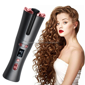 Automático portátil recargable USB giratorio plancha inalámbrica automática magia <span class=keywords><strong>sin</strong></span> rizador de pelo - Product Image 2