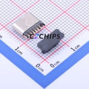 USB-TYPE-C-013 USB Connector Through hole Component (THT) Connector Type-C Female Through Hole 6P - Product Image 2