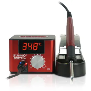 Sunkko soldador de ponto, 950t pro, soldador de ponto de solda, temperatura constante de 220v, reparo do telefone móvel t12, estação de solda, display digital