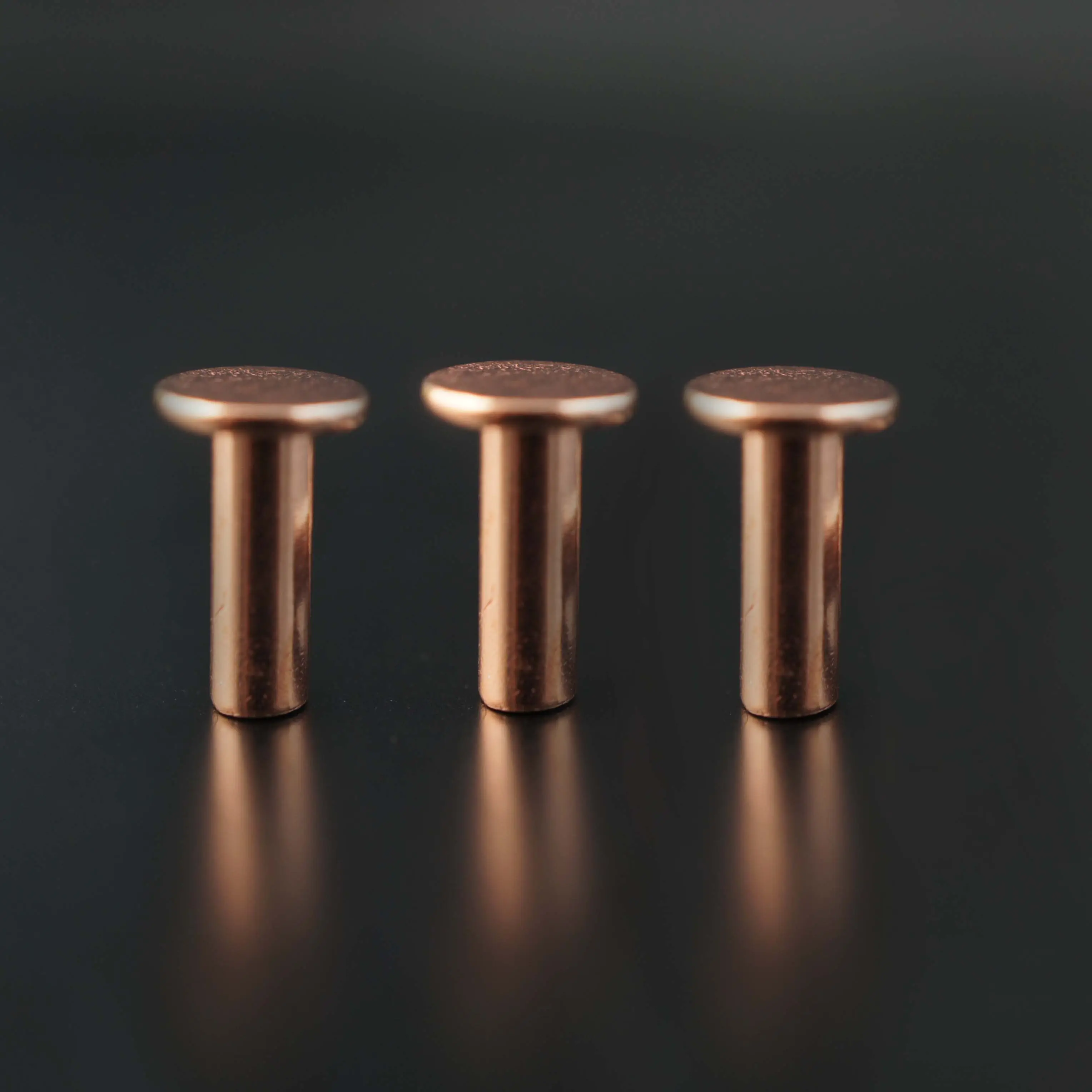 Cu Solid rivet Blind Contact Rivet of copper contact