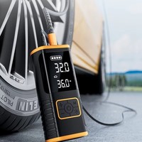 Pompe à gonflage de pneus portable sans fil en ABS, 6000 mAh, mini-machine de gonflage rapide avec manomètre numérique et lumière d'urgence