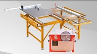 Ensemble complet de machines à bois pour usage domestique simple, scies à bois, machines à travailler le bois, scies à table coulissante pour la découpe de panneaux en PVC et MDF