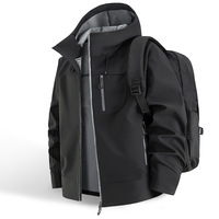 Vestes de ski d'hiver pour hommes, imperméables, en polaire, isolées, thermiques, parka de snowboard, imperméable avec capuche