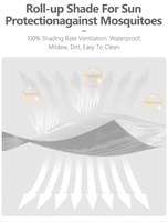 Pergola en aluminium toutes saisons avec structure résistante à la neige, accessoire bac à eau de pluie pour jardins du nord, gazebo à lames orientables en aluminium