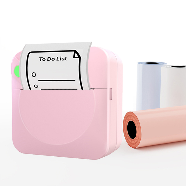 Mini Thermal Printer for Thermal Paper & Sticker Label Photo Printing  with IOS & Android Phones 57mm Printer in Stock
