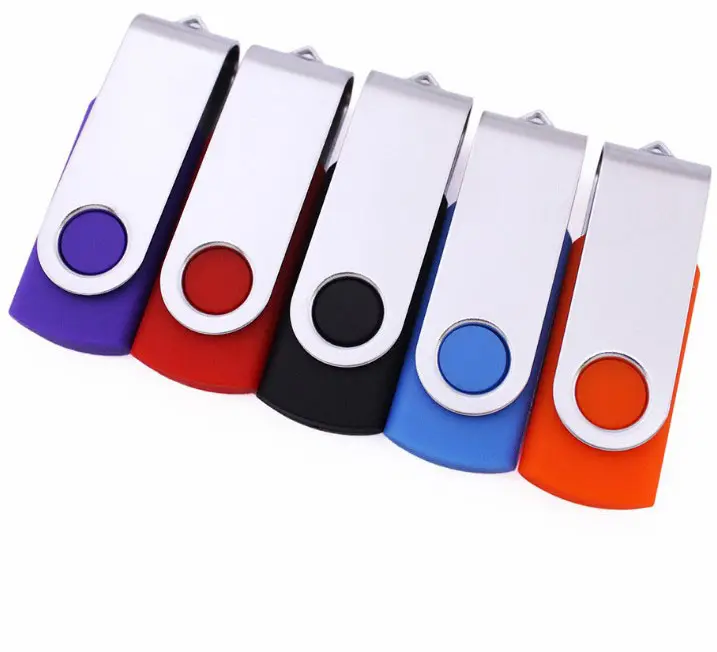 2020 Promotional 64GB swivel USB 2.0 Rotary usb flash drive with logo 32GB wholesale price 16GB twister USB flash drive