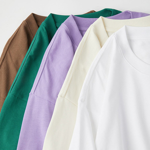 <span class=keywords><strong>เสื้อ</strong></span>ยืดแขนสั้นคอกลมสำหรับผู้ชายเสื้อยืดผู้หญิงสีขาวพิมพ์ลายเสื้อยืดฮิปฮอปสำหรับผู้ชายผ้าคอตตอน100% ว่างออกแบบได้ตามต้องการ - Product Image 4