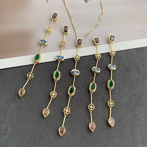 สร้อยคอแฟชั่น BD-<span class=keywords><strong>B6666</strong></span> สีทองวิบวับ สร้อยคอสวยหรูสำหรับผู้หญิง สร้อยคอคริสตัลสวยงาม อุปกรณ์เสริมสำหรับงานปาร์ตี้ - Product Image 4