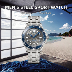 Reloj Deportivo de Negocios para Hombre PAGANI DESIGN PD-1685, Automático Miyota, Acero Inoxidable, Cristal de Zafiro, Bisel de Cerámica de 20 mm, 10 <span class=keywords><strong>Bar</strong></span> - Product Image 2