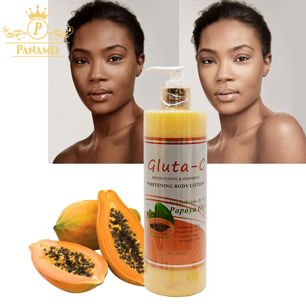 Hot-selling Natural Papaya Whitening skin care products ready to ship moisturize skin brightening whitening skincare Lotion