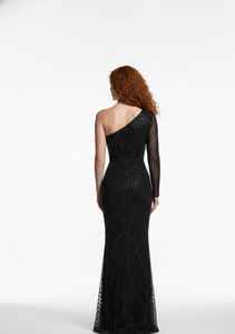 Robe de soirée brodée de luxe de qualité supérieure pour tenue de mariée ou de réception et tenue de soirée, disponible au prix d'exportation - Product Image 3