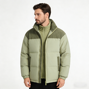 Chaqueta de Invierno para Hombre, Cálida para el Traslado Diario, con Costuras Elegantes, Estilo Casual, Corte Holgado, Chaqueta Bomber - Product Image 4