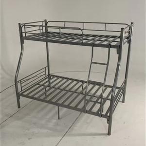 Sản Phẩm Mới Mạnh Mẽ Nhiệm Vụ Nặng Nề Kích Thước Đầy Đủ Đôi Hơn Hai Tầng Kim Loại Giường Tầng Cho Người Lớn - Product Image 2