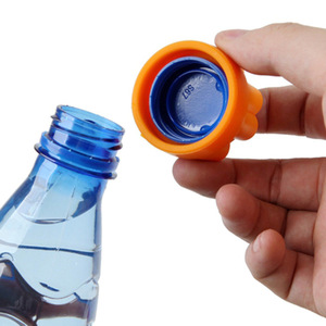Ouvre-bouteille en silicone, tournevis antidérapant, accessoire pour bouteille d'eau minérale, outil pour boissons, orange, rose, rouge rose - Product Image 3