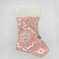 Jupe de sapin de Noël en nylon gaufré or de 90 cm, décoration de sapin de Noël, jupe de sapin, tablier de base pour sapin, cadeau de Noël en forme de chaussette
