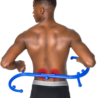 Muscle du corps Thera Cane Outil de pression de relaxation thérapeutique Point de déclenchement Auto-masseur Bâton Theracane Crochet de massage du dos