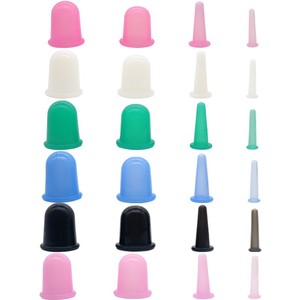 Lot de 4 ventouses en silicone réutilisables pour le corps et le visage – Kit d'outils manuels en gros - Product Image 6