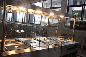 Carro de acero inoxidable para escaparate de Bain Marie, calentador de alimentos, armario, carrito con rueda - Product Image 4