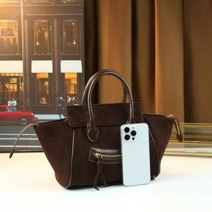 Sac à main portable tendance style rétro avec visage souriant, nouvelle collection mode européenne et américaine - Product Image 2