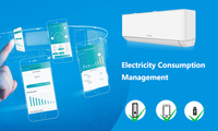 Climatiseur double inverter R32 9K avec logo OEM et climatiseur split 12000btu Ar Condicionado Split Climatiseur pour pièce