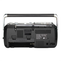 Enregistreur cassette haute capacité, enregistreur portable pour personnes âgées, lecteur de cassettes multifonctionnel de type pointeur FM