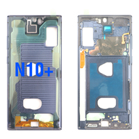 Boîtier arrière de téléphone cadre moyen pour Samsung Galaxy Note 8 9 10 Plus Note 20 Ultra LCD avec remplacement de clé latérale
