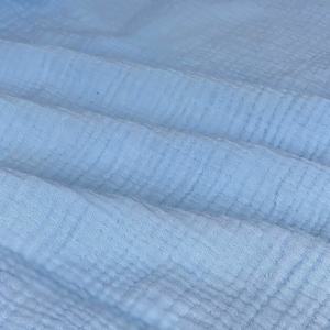 Robe super douce pour bébé, tissu <span class=keywords><strong>de</strong></span> mousseline 100% <span class=keywords><strong>coton</strong></span> biologique à <span class=keywords><strong>double</strong></span> <span class=keywords><strong>gaze</strong></span> par rouleaux, vente en gros - Product Image 6