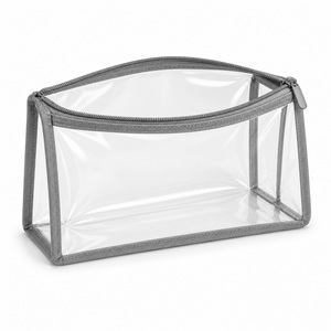 Sac de voyage transparent en PVC/TPU avec fermeture éclair, trousse de toilette étanche, personnalisable (logo/couleur/taille), faible MOQ, multifonction, certifié ISO - Product Image 4