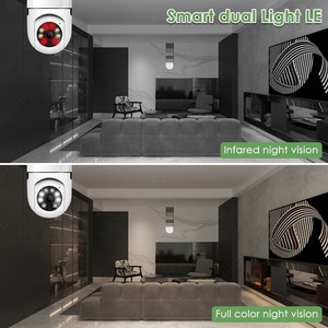 Caméra ampoule Wi-Fi PTZ IP <span class=keywords><strong>Yi</strong></span>-iot, la meilleure caméra 360° pour la maison, vision nocturne automatique, intérieur/extérieur, réseau CCTV, lampe de sécurité domestique, caméra E27 - Product Image 4