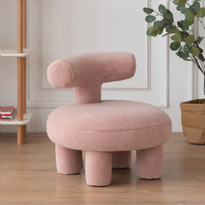 Donsun Morden elegante tela de peluche Engel <span class=keywords><strong>Olga</strong></span> silla sala de estar silla muebles para el hogar - Product Image 6