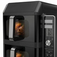 Freidora de Aire Premium de Doble Capacidad 11.2L con 2 Cestas Independientes, Pantalla Táctil y Zonas de Cocción, Electrodoméstico de Cocina para el Hogar