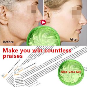 Gel d'aloe vera biologique, gel d'aloe vera à base de plantes pour le visage, le corps et les mains, apaisant et hydratant, cosmétiques, fourniture d'usine - Product Image 4