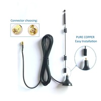 Antenne WiFi double bande 2.4G 5G 5.8G 12dBi avec base magnétique pour routeur WiFi, carte réseau sans fil, adaptateur USB, caméra IP de sécurité