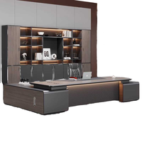 Ensemble de chaises de bureau en forme de L avec 2 tiroirs Mobilier de bureau de direction moderne Table de bureau simple