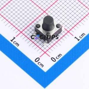 SMG-01T-H070A0 Tactile Switch SMD-4P,6x6mm Switch Single Pole Single Throw Round Button 2.5N 6mm - Product Image 1