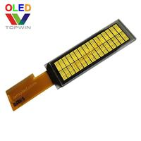 Pantalla OLED Monocromática de 2.26'' (2.26 Pulgadas) 16x2 Caracteres, Tipo 33 Pines, UG-1602ASWCG01, Interfaz Paralela, SPI, I2C, Más Vendida