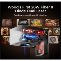 Produit phare : Machine de gravure et de découpe laser XTool F1 Ultra Deluxe Bundle, vitesse élevée 10000 mm/s, 220x220 mm, métal, bois, acrylique