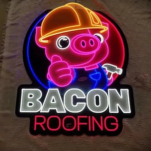 Lampu LED Neon Kustom Bentuk Makanan Meksiko Kaktus, Dekorasi Dinding Restoran Taco, Papan Akrilik Terang dengan Lampu Belakang - Product Image 1