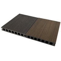 Planche de terrasse extérieure en composite WPC creux anti-UV et imperméable, en bois-plastique, pour jardin et terrasse
