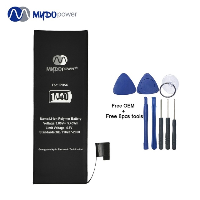 Brand New Manufacturer for iPhone 5 6 6S 7 8 Plus X Xs XR Max 11 Pro Max Battery Replacement for iPhone All Models Phone Battery