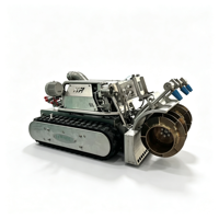 Nouveau robot amphibie chenillé Yugong pour le nettoyage des canalisations, avec moteur à engrenages et pompe, capacité de 100-300 CBM/h