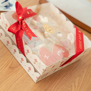 ZL-embalaje <span class=keywords><strong>de</strong></span> impresión <span class=keywords><strong>de</strong></span> flores personalizado, caja <span class=keywords><strong>de</strong></span> regalo <span class=keywords><strong>de</strong></span> comida, panadería, dulces, pastel, tapa <span class=keywords><strong>de</strong></span> ventana transparente <span class=keywords><strong>Para</strong></span> Boda y <span class=keywords><strong>San</strong></span> Valentín, venta al por mayor - Product Image 6