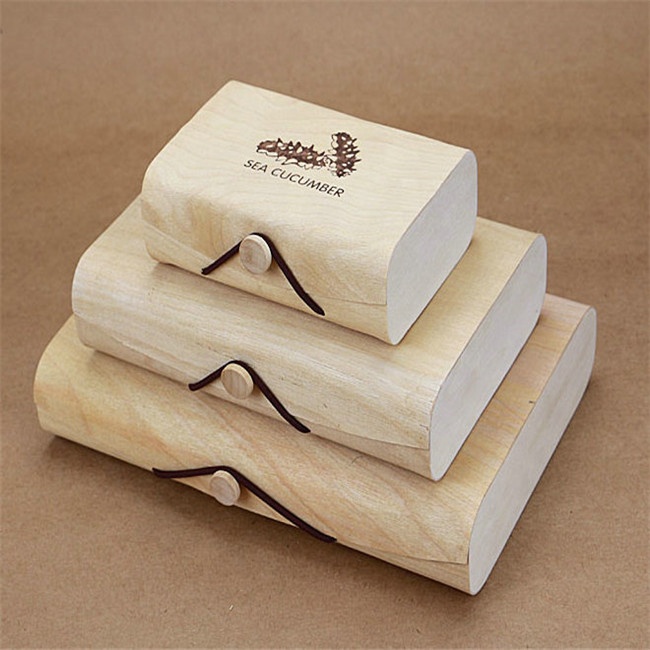 Caja de almacenamiento de madera maciza de corcho, caja de madera de abedul, joyería, cajas de chapa